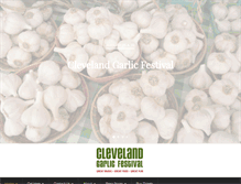 Tablet Screenshot of clevelandgarlicfestival.org